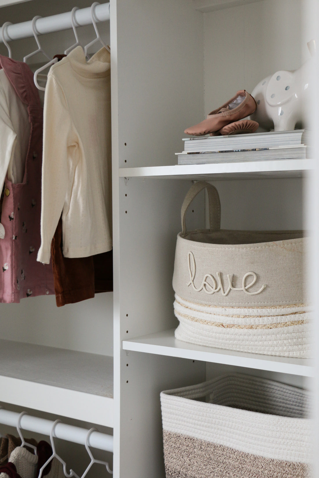 Organizing with Style: A Peek into a Charming Closet Space