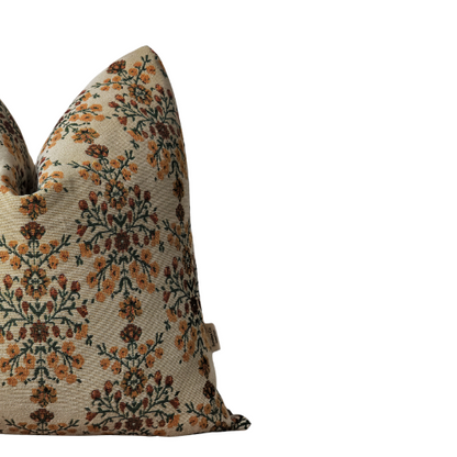 BLAKELY || Floral Tapestry Throw Pillow, Vintage Inspired French Tapestry Pillow.