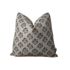 MILLIE || Hand Block Printed Floral Throw Pillow Cover. (RTS)